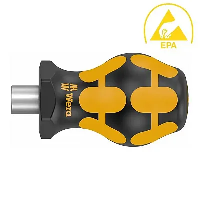 Wera Esd Stubby Magnetic Bitholding Screwdriver