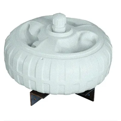 Dock Edge Inflatable Dock Wheel - 18&quot; - White