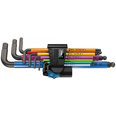 Wera Multicolor Metric L-Key Set With Holding Function Multi