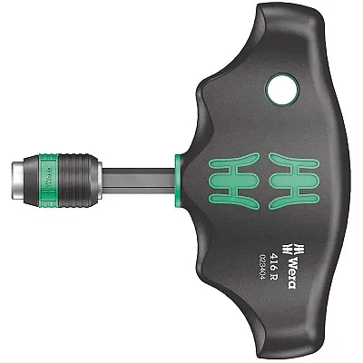 Wera T-Handle 1/4&quot; Bitholding Screwdriver - Rapidaptor