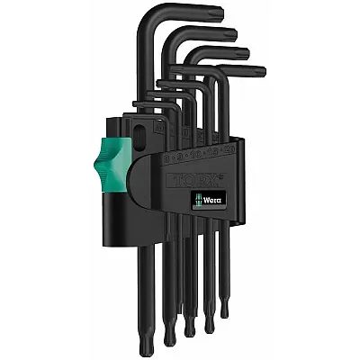 Wera 967 Pkl Long Arm Torx?? Key Set (9 Piece)