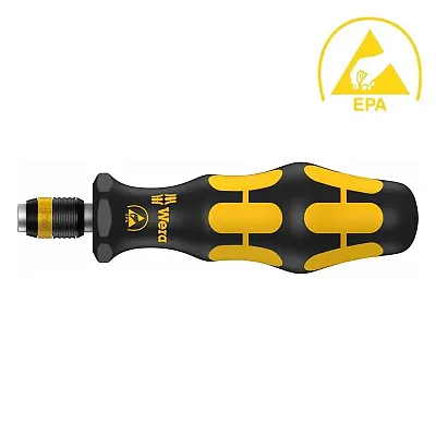 Wera Esd-Safe Bitholding Screwdriver - 1/4&quot; Drive (Non-Magnetic)
