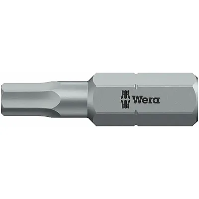 Wera 2Mm Hex-Plus Bit - 1/4&quot; Drive