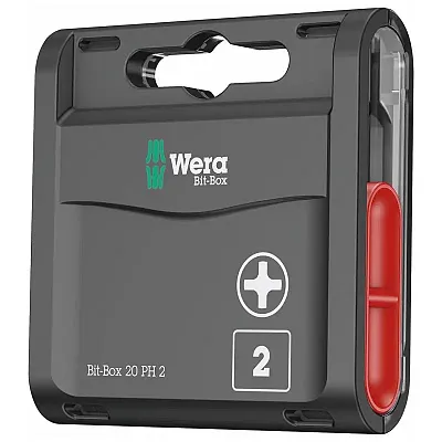 Wera Bit-Box Ph# 2 X 25 Mm (20 Bits)