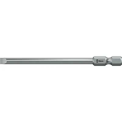 Wera Long Screwdriver Bit: Slotted 3.5 X 70Mm