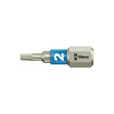 Wera Stainless Screwdriver Bit: Hex-Plus 2.0 X 25Mm