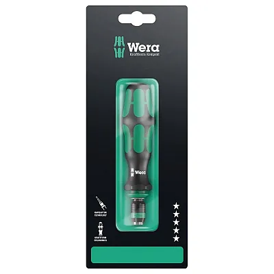 Wera 1/4&quot; Bit-Holding Screwdriver Handle With Rapidaptor Quick-Release Chuck (1/