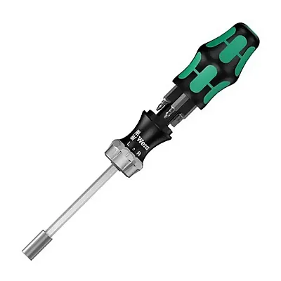 Wera Kraftform Kompakt 27 Ra Slotted Ratcheting Screwdriver 1/4 Head