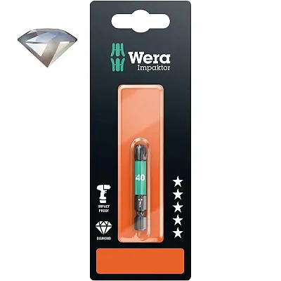 Wera 867/4 Imp Dc Tx 40 X 50 Mm Sb Torx-Bits Impact