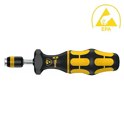 Wera Adjustable Esd Safe Torque Screwdriver With Quick Release Chuck (In. Lbs.)