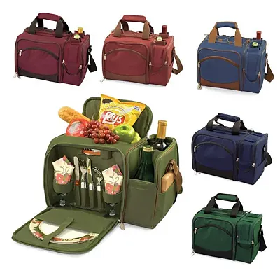 50823915000 Malibu Picnic Tote For Two Navy Blue