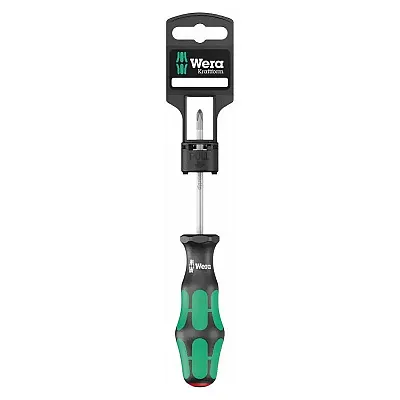 Wera Screwdriver: Phillips Ph #1 X 80Mm (On Hang-Tag)