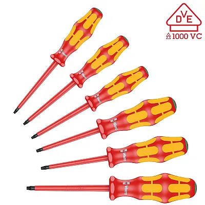 Wera 167 I/6 Screwdriver Set Kraftform Plus Series 100 6 Pieces