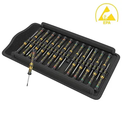 Wera Kraftform Micro Esd Big-Pack 25 Piece Set For Electronics