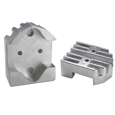 Tecnoseal Gimbal Block Anode - Zinc Finned