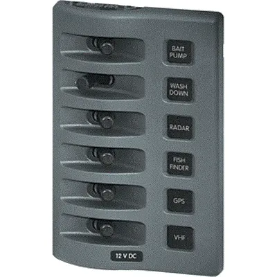 Blue Sea 4307 WeatherDeck&reg; 12V DC Waterproof Switch Panel - 