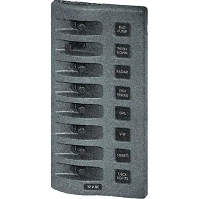 Blue Sea 4309 WeatherDeck&reg; 12V DC Waterproof Switch Panel - 