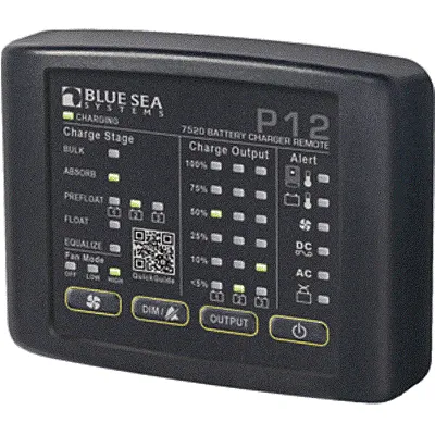 Blue Sea 7520 P12 LED Remote f/Battery Chargers