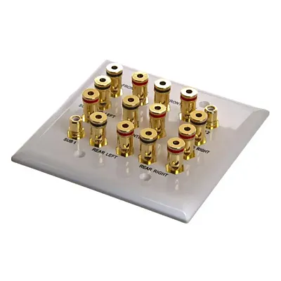 Cmple 530-N Speaker Wall Plate - 7.2 Surround Sound Distribution