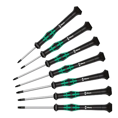 Wera Micro Torx Screwdriver Set With Hold Function (7-Piece Set)