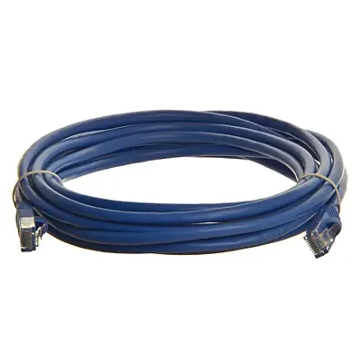 Cmple 537-N RJ45 CAT5 CAT5E ETHERNET LAN NETWORK CABLE -15 FT Bl