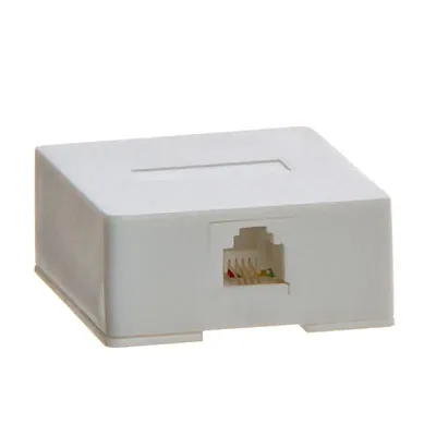 Cmple 539-N Phone Surface Mount 6P4C-1port-WHITE