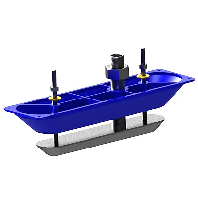 Navico StructureScanHD Sonar Stainless Steel Thru-Hull Transducer (Single)