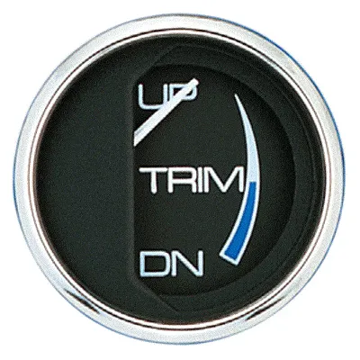 Faria Chesapeake Black 2&quot; Trim Gauge (Mercury/Mariner/Mercruiser
