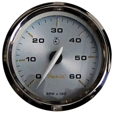 Faria Kronos 4&quot; Tachometer - 6,000 RPM (Gas - Inboard & I/O)