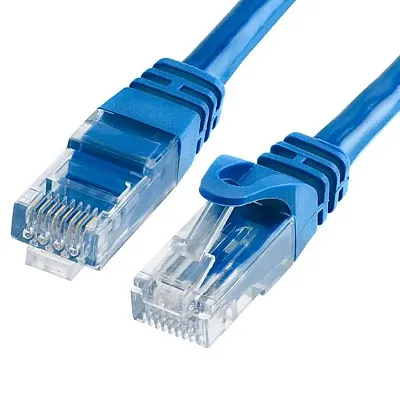 Cmple Cat6 500Mhz Utp Ethernet Lan Network Cable - 1.5 Feet Blue