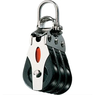 Ronstan Series 20 ball Bearing Block - Triple - 2-Axis Shackle h