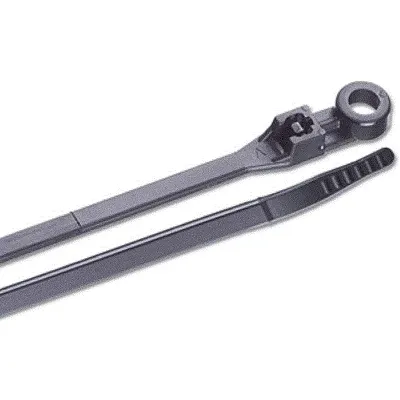 Marinco 14" UV Black Mounting Cable Zip Ties - 100 Pack