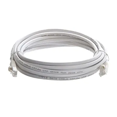 Cmple 558-N RJ45 CAT5 CAT5E ETHERNET LAN NETWORK CABLE -15 FT Wh