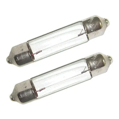 Perko Double Ended Festoon Bulbs - 12V, 10W, .74A - Pair