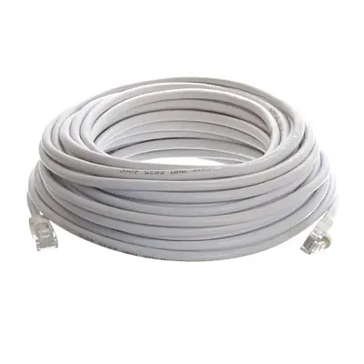 Cmple 562-N RJ45 CAT5 CAT5E ETHERNET LAN NETWORK CABLE -50 FT Wh