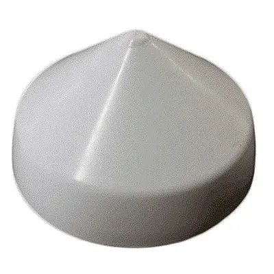 Monarch White Cone Piling Cap - 13&quot;