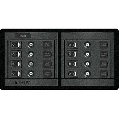 Blue Sea 8 Position Switch CLB Horizontal