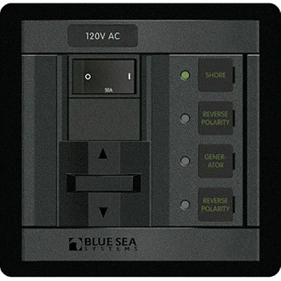 Blue Sea 120V AC 2 Sources - 50A