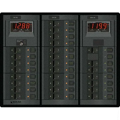 Blue Sea 12V DC Main + 19 Positions / 120V AC Main + 6 Positions