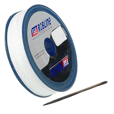 FSE Robline Waxed Tackle Yarn Whipping Twine Kit w/Needle - Whit