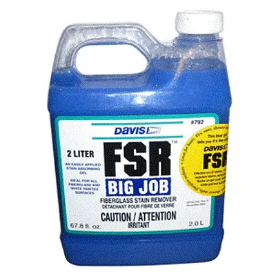 Davis FSR Big Job Fiberglass Stain Remover - 2-Liter