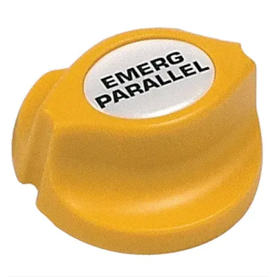 BEP Emergency Parallel Battery Knob - Yellow - Easy Fit