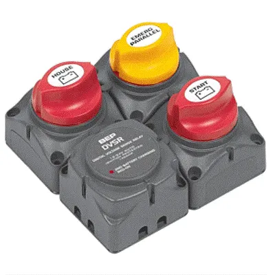 BEP Square Battery Distribution Cluster f/Single Engine w/Two Ba