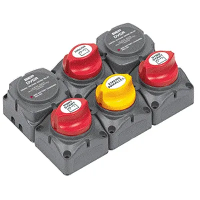BEP Battery Distribution Cluster f/Twin Outboard Engines w/Three