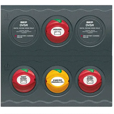 BEP Battery Management Contour Connect Panel f/Twin Engines w/VS