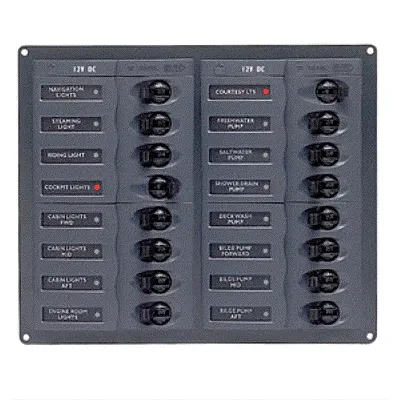 BEP DC Panel - 16-Way - No Meter