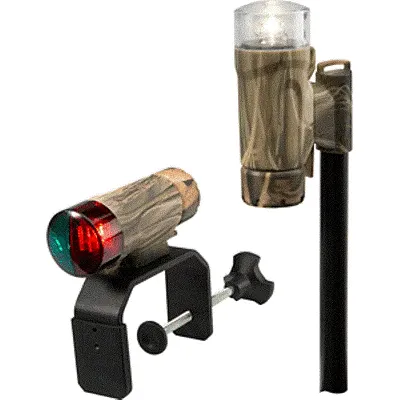 Attwood Clamp-On Portable LED Light Kit - RealTree&reg; Max-4 Ca