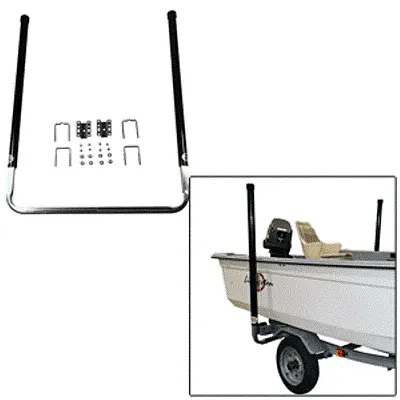 C.E. Smith 60&quot; PVC Post Guide-On w/Unlighted Posts - Black