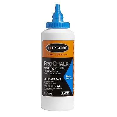 Keson Prochalk Ultimate Permanent Waterproof Chalk Dye (5 Oz.) - Blue