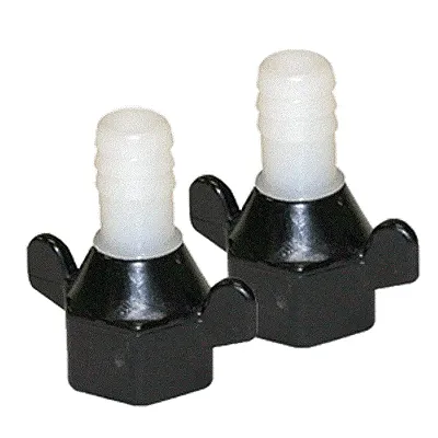 Shurflo 1/2&quot; Barb x 1/2&quot; NPT-F Hex/Wingnut Straight Fi